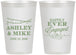 Personalized Engagement 12 oz Frosted Cups - Happily Ever Engaged | 10006