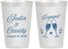 Personalized Engagement 12 oz Frosted Cups - Engaged | 10013