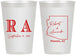 Personalized Wedding 12 oz Frosted Cups - Arizona | 102
