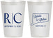 Personalized Wedding 12 oz Frosted Cups - Connecticut | 106
