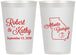 Personalized Wedding 12 oz Frosted Cups - Georgia | 109