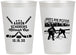Personalized Bar Mitzvah 12 oz Frosted Cups - 13th Birthday Hockey | 110007