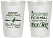 Personalized Bar Mitzvah 12 oz Frosted Cups - 13th Birthday Golf | 110010