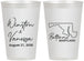 Personalized Wedding 12 oz Frosted Cups - Maryland | 119
