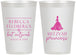 Personalized Bat Mitzvah 12 oz Frosted Cups - 12th Birthday Princess | 120003
