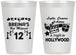 Personalized Bat Mitzvah 12 oz Frosted Cups - 12th Birthday Hollywood | 120006