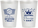 Personalized Bat Mitzvah 12 oz Frosted Cups - 12th Birthday Volleyball | 120015