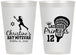 Personalized Bat Mitzvah 12 oz Frosted Cups - 12th Birthday Lacrosse | 120017