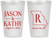 Personalized Wedding 12 oz Frosted Cups - Missouri | 124