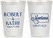 Personalized Wedding 12 oz Frosted Cups - Montana | 125