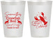 Personalized Graduation 12 oz Frosted Cups - Class Of 2027 Crawfish Boil | 130002
