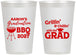 Personalized Graduation 12 oz Frosted Cups - Class Of 2027 Bbq | 130007