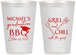 Personalized Graduation 12 oz Frosted Cups - Class Of 2027 Bbq | 130009