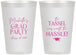 Personalized Graduation 12 oz Frosted Cups - Class Of 2027 Tassel Hassel | 130011
