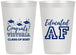 Personalized Graduation 12 oz Frosted Cups - Class Of 2027 Educated Af | 130017