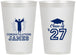 Personalized Graduation 12 oz Frosted Cups - Class Of 2027 Congratulations | 130024