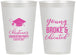Personalized Graduation 12 oz Frosted Cups - Class Of 2027 Young Broke | 130026