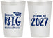 Personalized Graduation 12 oz Frosted Cups - Class Of 2027 Dream Big | 130038