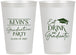 Personalized Graduation 12 oz Frosted Cups - Class Of 2027 Eat Drink Graduate | 130043