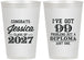 Personalized Graduation 12 oz Frosted Cups - Class Of 2027 99 Problems | 130047