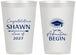 Personalized Graduation 12 oz Frosted Cups - Class Of 2027 Adventure Begin | 130048