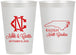 Personalized Wedding 12 oz Frosted Cups - North Carolina | 132