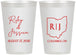 Personalized Wedding 12 oz Frosted Cups - Ohio | 134