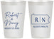 Personalized Wedding 12 oz Frosted Cups - Pennsylvania | 137