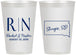 Personalized Wedding 12 oz Frosted Cups - South Dakota | 140