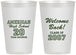 Personalized Class Reunion 12 oz Frosted Cups - Class Of 2007 20 Year | 140001