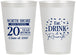 Personalized Class Reunion 12 oz Frosted Cups - Class Of 2007 20 Year | 140006