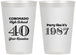 Personalized Class Reunion 12 oz Frosted Cups - Class Of 1987 40 Year | 140008