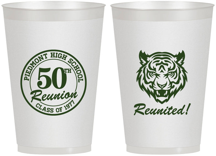 Personalized Class Reunion 12 oz Frosted Cups - Class Of 1977 50 Year | 140009