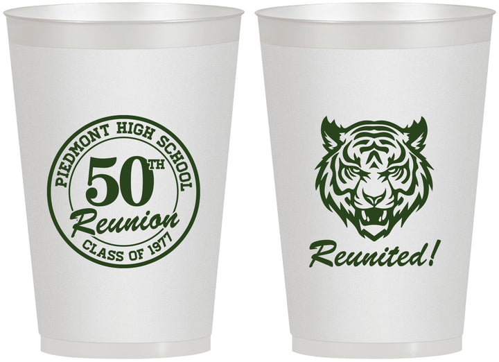 Personalized Class Reunion 12 oz Frosted Cups - Class Of 1977 50 Year | 140009