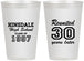 Personalized Class Reunion 12 oz Frosted Cups - Class Of 1997 30 Year | 140012