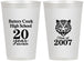 Personalized Class Reunion 12 oz Frosted Cups - Class Of 2007 20 Year | 140016