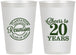 Personalized Class Reunion 12 oz Frosted Cups - Class Of 2007 20 Year | 140021