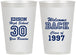 Personalized Class Reunion 12 oz Frosted Cups - Class Of 1997 30 Year | 140022