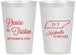 Personalized Wedding 12 oz Frosted Cups - Tennessee | 141