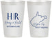 Personalized Wedding 12 oz Frosted Cups - West Virginia | 147