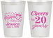 Personalized Retirement 12 oz Frosted Cups - Off The Clock | 150001