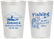 Personalized Retirement 12 oz Frosted Cups - Fishing | 150009