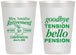Personalized Retirement 12 oz Frosted Cups - Teacher | 150020