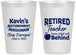 Personalized Retirement 12 oz Frosted Cups - Teacher | 150022