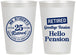 Personalized Retirement 12 oz Frosted Cups - Teacher | 150024