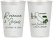 Personalized Wedding 12 oz Frosted Cups - California | 154