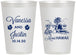 Personalized Wedding 12 oz Frosted Cups - Hawaii | 160