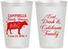 Personalized Family Reunion 12 oz Frosted Cups - Bbq Eat Drink | 160004