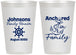 Personalized Family Reunion 12 oz Frosted Cups - Cruise Nautical | 160020