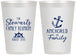 Personalized Family Reunion 12 oz Frosted Cups - Cruise Anchor | 160029
